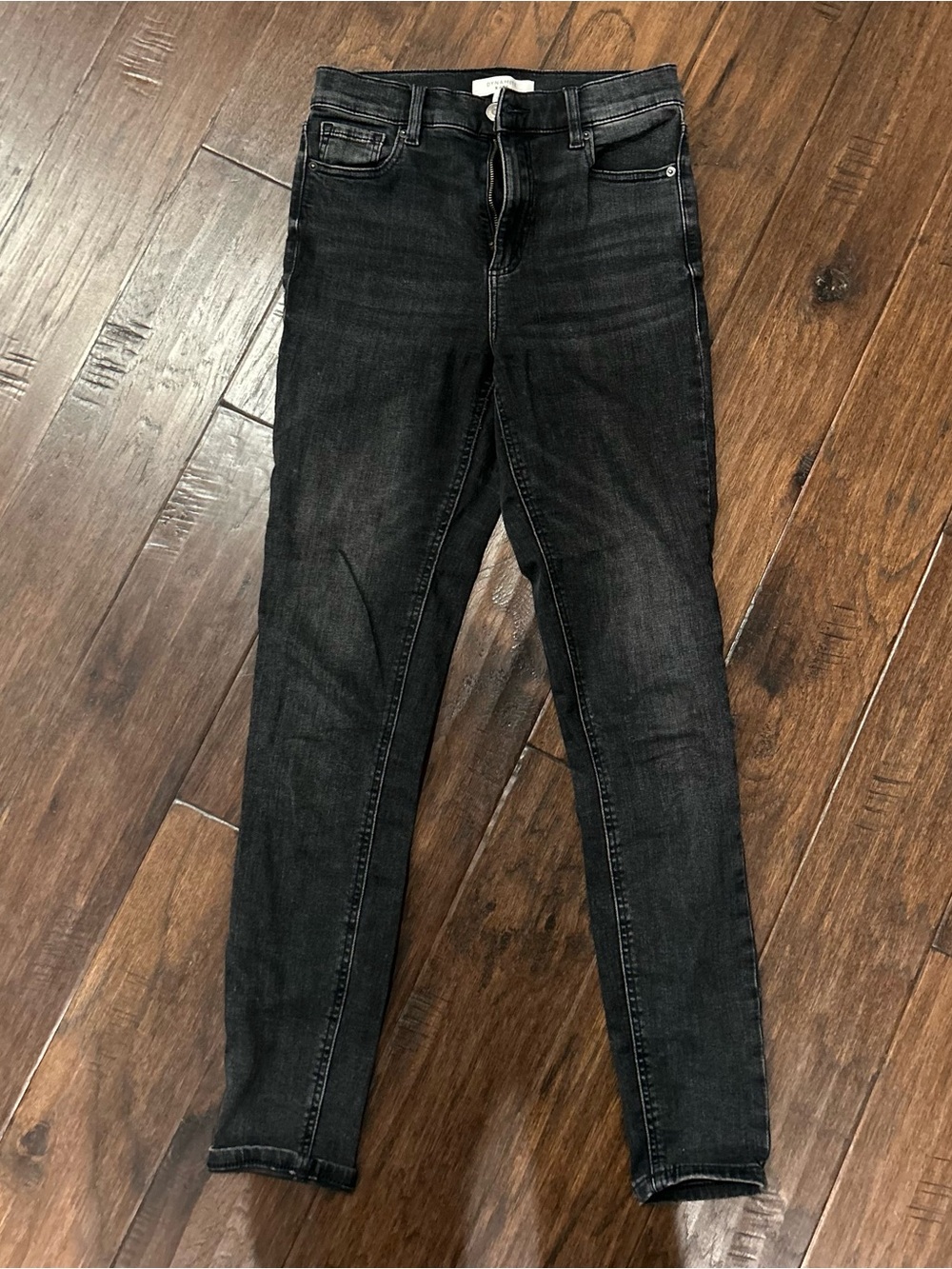Dynamite Kate Black Washed Skinny Jeans